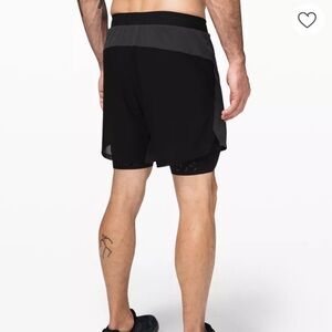 Men's Lululemon Steady and Fast Short 7"
Lined size small